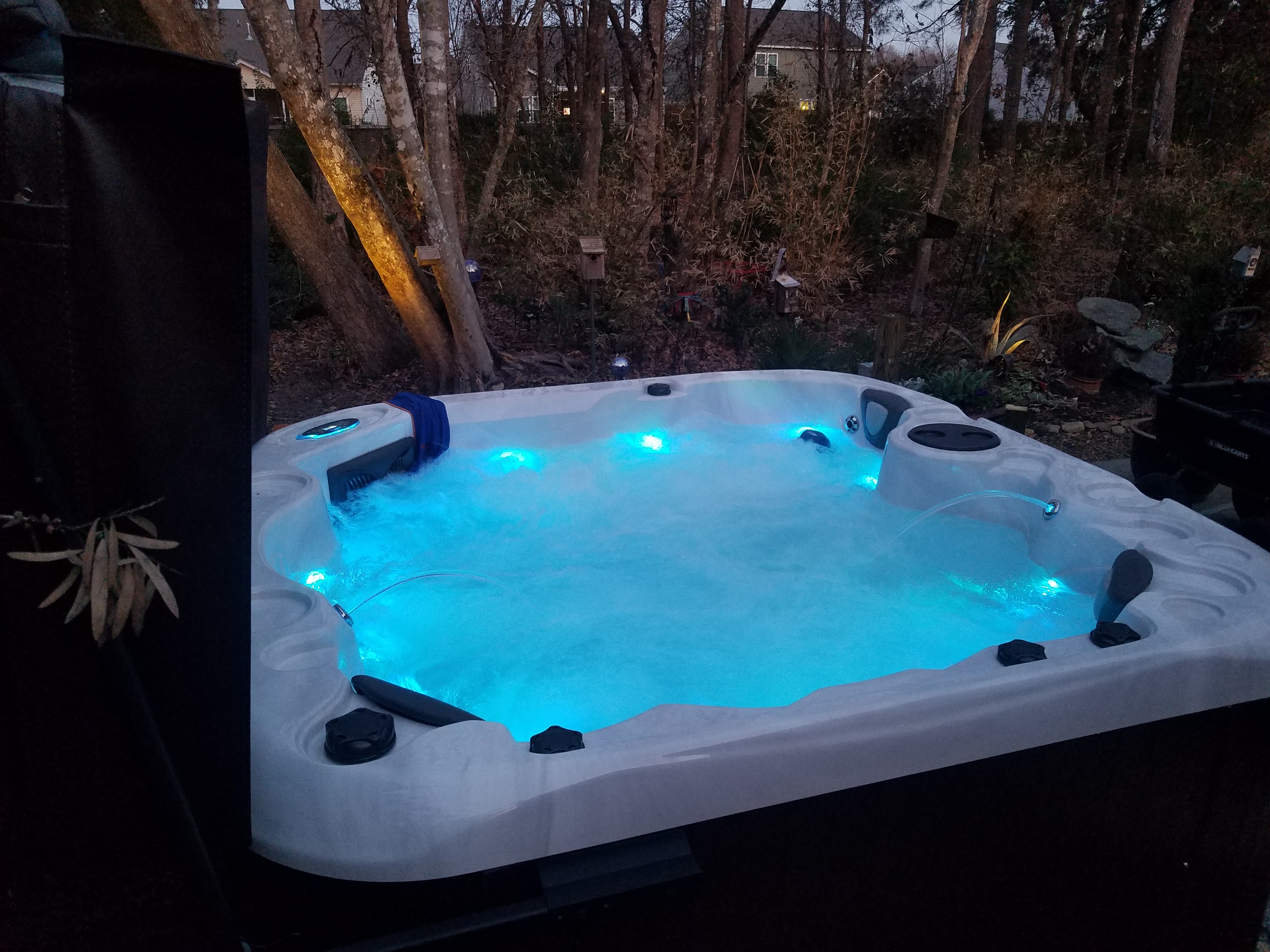 Hot tub rental event